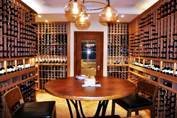 Incorporating Stylish Wine Cellar Accessories Into the Cutom Wine Cellar Design Will Enahnce the Visual Appeal of the Wine Room