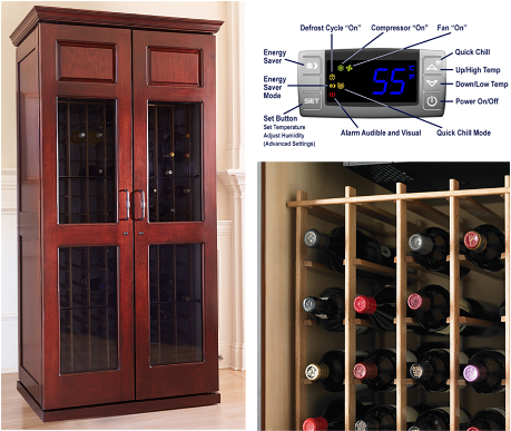 Le Cache Mission Carolina Wine Cabinet Offered by Builders in Austin