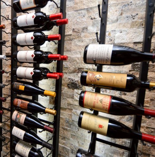 Stacked Stone Added Character to this Custom Wine Cellar in Austin