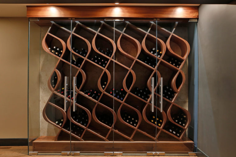 Custom Wine Cellars Austin genuwine modern rack