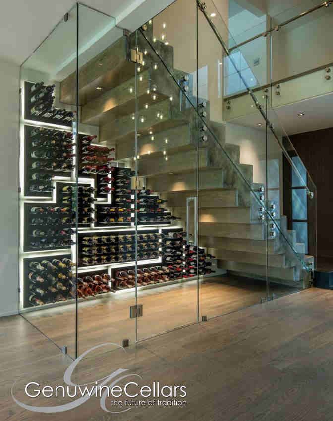 peg metal wine rack genuwine Custom Wine Cellars Austin