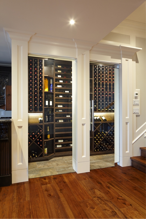 Traditional Home Custom Wine Cellar Designed by Austin Builders