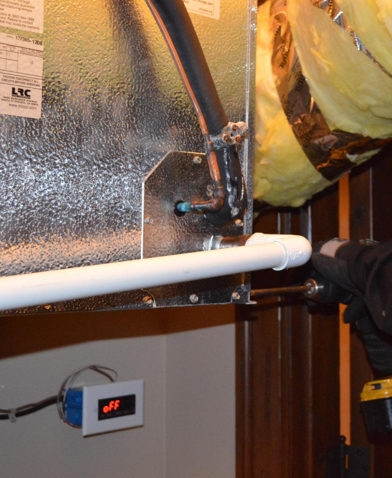 Wine Cellar Cooling Unit Leak Repair by Austin Builders
