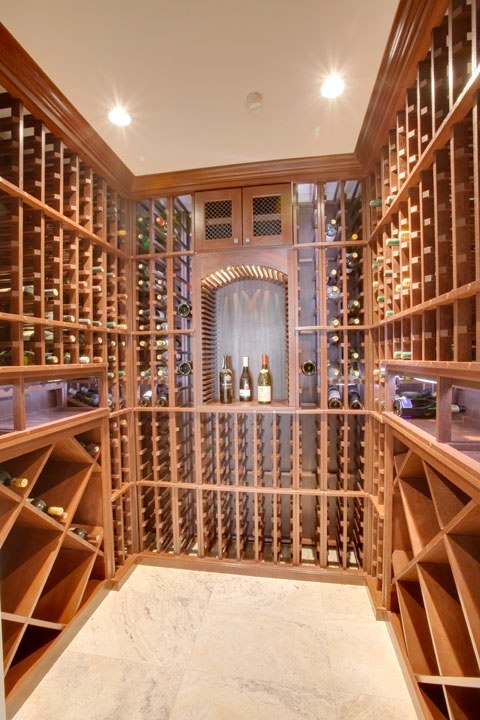 Classic Residential Custom Wine Cellar Built by an Austin Designer and Installer
