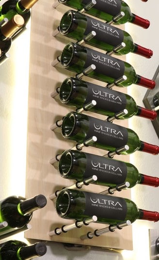 Wine PEG Series Metal Wine Racks are Ideal for Designing Residential Custom Wine Cellars in Austin