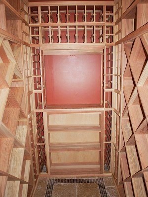 Custom Wine Rack Design for a Basement Wine Cellar