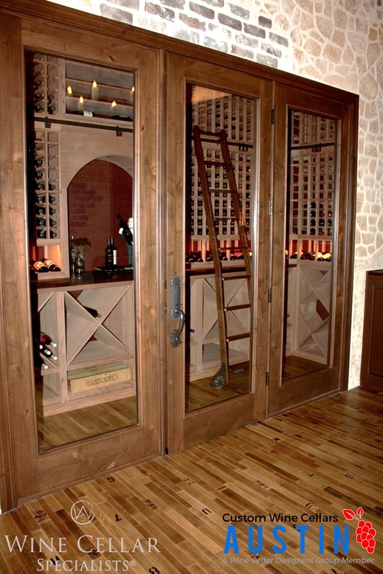 Experts in Designing Residential Wine Cellars Created This Stylish Wine Storage and Tasting Room