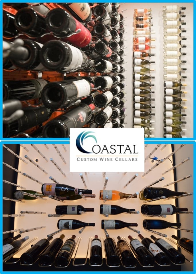 Metal Wine Racks by Coastal Custom Wine Cellars
