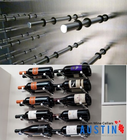 Modern Metal Peg Wine Racks