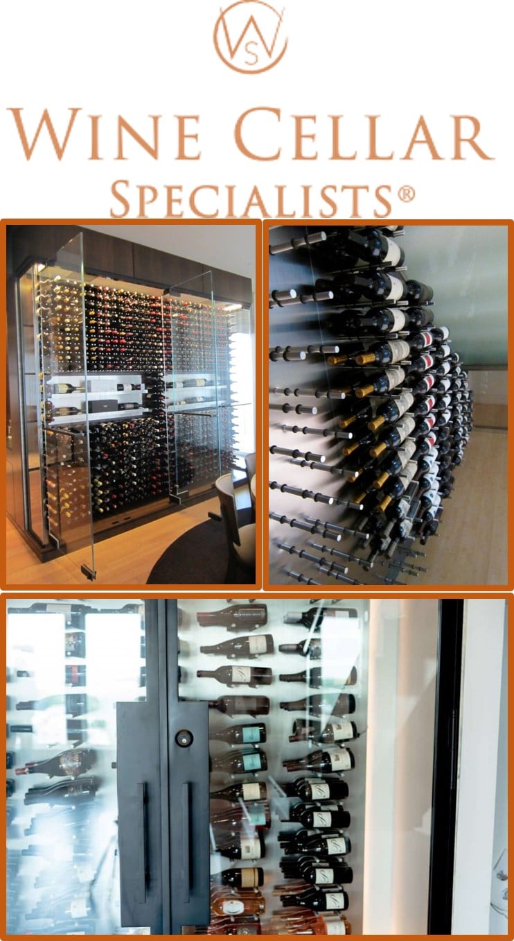 Modern Peg Metal Wine Racking by Wine Cellar Specialists