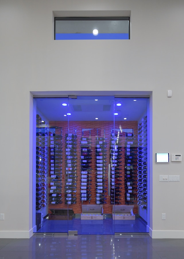 Custom Modern Wine Racking Presentation