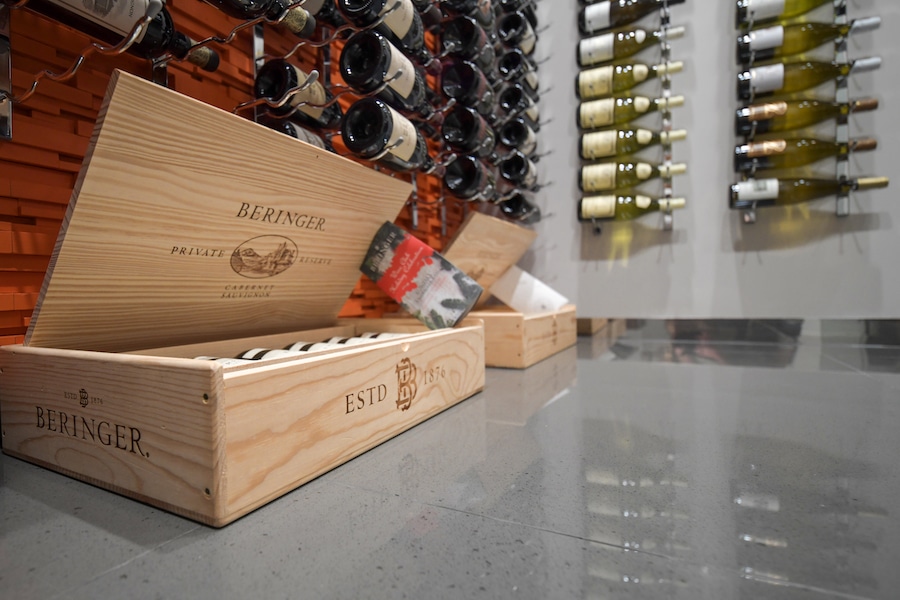 Wall-Mounted Modern Wine Racking