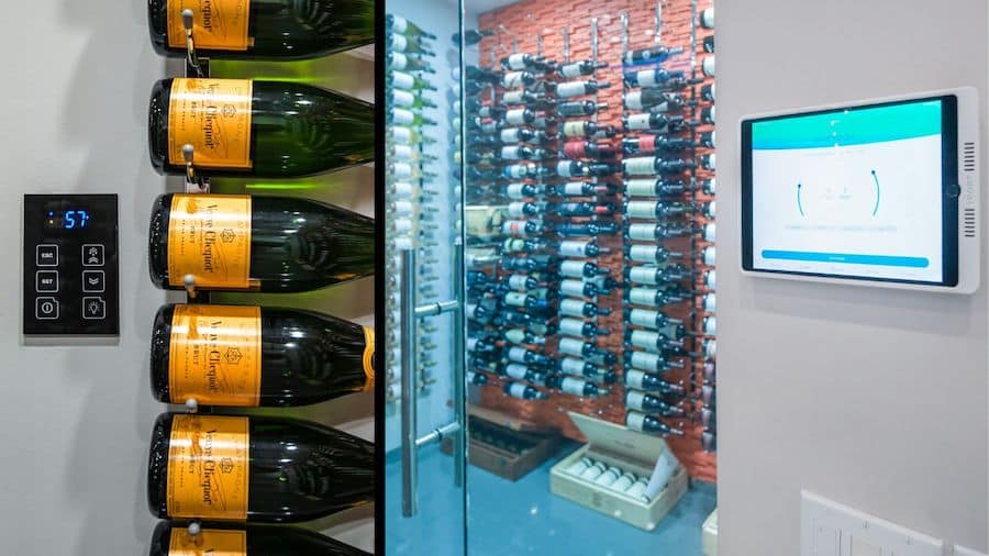 Modern Wine Racking and Cooling Unit Control