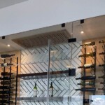 In a room with no direct sunlight, frameless glass walls are ideal.