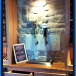 A counter area can serve many purposes. If you're an avid entertainer, a beer tap on the wall will most likely make a statement!